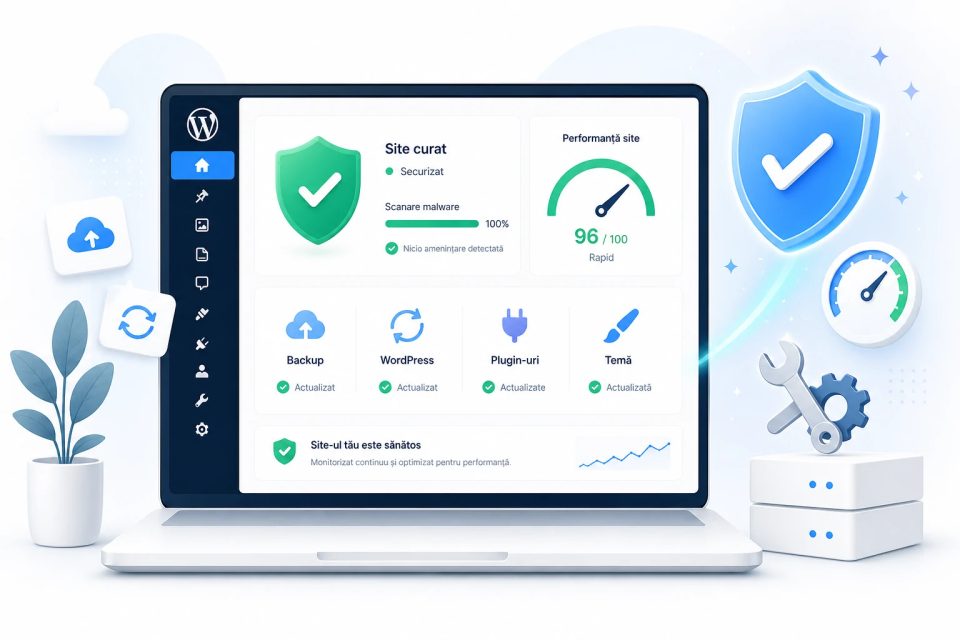 Servicii WordPress HOSTGATE — devirusare, optimizare și mentenanță