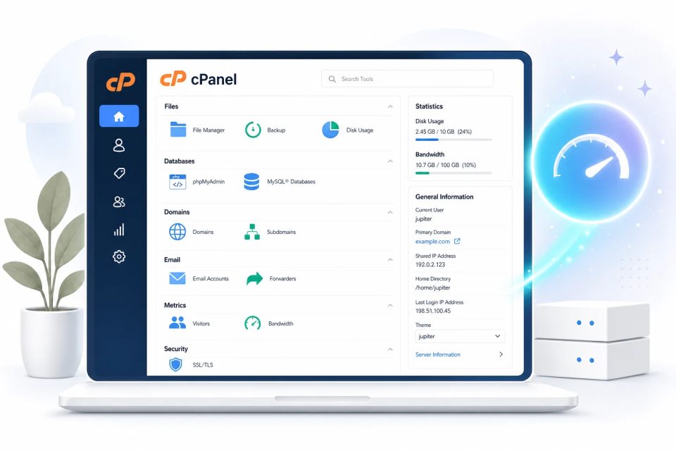 Găzduire web HOSTGATE — servere NVMe SSD cu cPanel și LiteSpeed