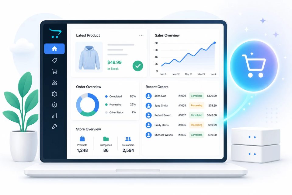 Găzduire OpenCart HOSTGATE — magazin online rapid