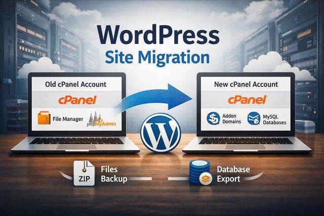 Conversie cont cPanel în domeniu addon - tutorial pentru webmasteri